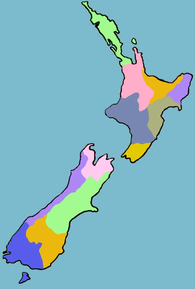 New Zealand (clickable regions)